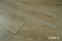 Planche SPC grise de luxe imperméable professionnelle parquetant le plancher en vinyle en plastique de style en bois bon marché