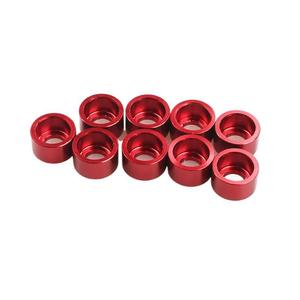Aluminum Spacer <b>Washers</b> Set 8mm 9 Pieces Red For <b>Car</b> Modification - Product Image 2