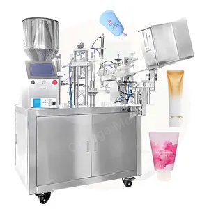 ORME Cosmetic Aluminium Tube Bottle Hot Fill Tail Sealer Equipment Rotary Seal Machine of Plastic Tube