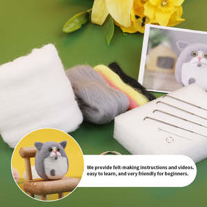 ชุดทำผ้าสักหลาดขนแกะแบบ DIY เข็มสำหรับสัตว์ - Product Image 5