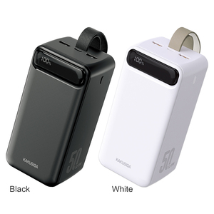 แบตสำรอง KAKUSIGA ความจุ 50000mAh 185Wh ชาร์จเร็<span class=keywords><strong>ว</strong></span> <span class=keywords><strong>ว</strong></span>ัสดุ PC+ABS 2พอร์ต USB 1พอร์ต Type-C Micro QC SCP FCP AFC <span class=keywords><strong>VOOC</strong></span> - Product Image 5