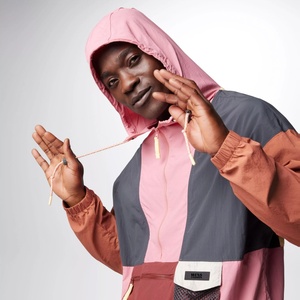 Custom Print Nylon Zip Windproof Track Pullover Windbreaker <b>Jacket</b> <b>Lightweight</b> Vintage 90s Retro Outdoor Running Design Thin - Product Image 3