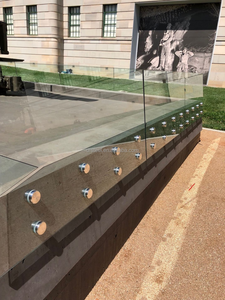 DF جودة عالية فولاذ مقاوم للصدأ أجهزة حديدي <span class=keywords><strong>2</strong></span> بوصة تصميم مستقل لدرابزين شرفة الدرج - Product Image 3