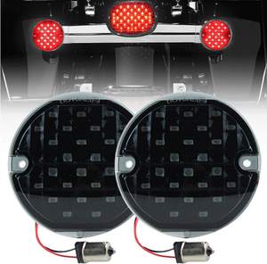 <span class=keywords><strong>3</strong></span> clignotants avant à LED de <span class=keywords><strong>1</strong></span>/4 pouces et clignotants arrière à LED rouges Emark Dot pour <span class=keywords><strong>Harley</strong></span> Davidson Softail/road King/ultra Classic - Product Image 1