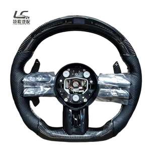 Volant sport personnalisé en cuir et fibre de carbone LED pour <span class=keywords><strong>Mercedes</strong></span> GLC300 C43 A45 <span class=keywords><strong>G63</strong></span> G500 S63 |   Vente en gros OEM - Product Image 1