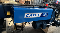 Palans à câble motorisés M6 de 16 tonnes à charge lourde avec vitesse variable et chariot de levage et de déplacement pour grue à double poutre