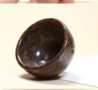 Vente en gros de gobelet de luxe en pierre d'onyx multi-vert marbre verre peint gobelet à vin café thé disponible en différentes couleurs