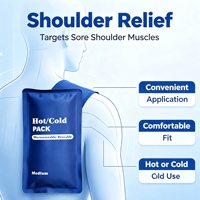 Sac de glace réutilisable personnalisé, enveloppe de thérapie thermique, trousse de premiers secours, pack de gel chaud/froid pour soulager la douleur