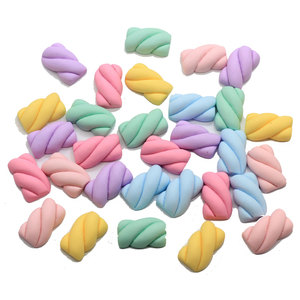 Kawaii Candy Marshmallow Plat Hars Cabochon Scrapbooking Hair Bows Center Diy Embellishments Accessoires Decor - Product Image 2