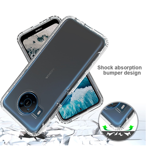 Tùy Chỉnh In Ốp Lưng TPU Trong Suốt PC <span class=keywords><strong>2</strong></span> Trong 1 Cho Vỏ Điện Thoại Di Động Nokia X100 Gradient Color - Product Image 4
