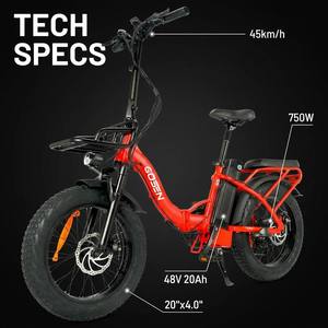 จักรยานไฟฟ้า Himiway Escape Style 750W พร้อมเบาะหลัง 48V 20Ah ระยะไกล 7 สปีด โครงอะลูมิเนียม รุ่น QYTG-S5-RED-16 - Product Image 1