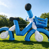 Modèles de vélos/grosses bicyclettes gonflables personnalisés avec logo pour la promotion publicitaire en extérieur