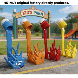 Statue décorative en fibre de verre (FRP) peinte sur mesure, durable pour l'extérieur, motif dessin animé, objet de collection - Product Image 6