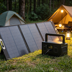 Station d'alimentation portable 500W 520Wh 110V FCC pour événements de camping aux États-Unis, idéale pour les fêtes en plein air, les barbecues et les pique-niques - Product Image 1