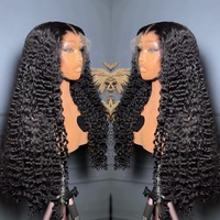 Perruque frontale HD en dentelle Best-hair, cheveux humains, sans colle, bouclés birmans, cuticules alignées, pour femmes noires