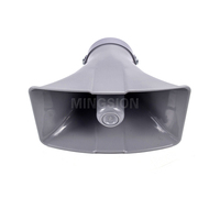 Étanche extérieur 25W 8ohm ABS klaxon haut-parleur PA haut-parleur cornes trompette pour intérieur extérieur système de sonorisation