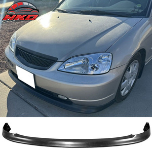 Fits For Honda Civic 01-03 OE Style Front Bumper Lip Spoiler Chin <b>Splitter</b> PP Auto Parts Automotive Accessories - Product Image 1