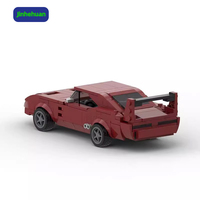 Bloques de Construcción Creativos de Plástico para Niños, Regalo, Modelo de Coche Blanco Pequeño, Mini Autos Deportivos, Juguetes para Niños