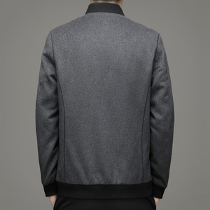 Veste courte en laine pour <span class=keywords><strong>homme</strong></span>, <span class=keywords><strong>manteau</strong></span> en tweed patchwork, haut pour <span class=keywords><strong>homme</strong></span>, manteaux en laine sur mesure en gros pour <span class=keywords><strong>homme</strong></span> - Product Image 2