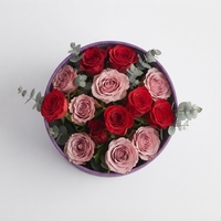 Boîte à fleurs ronde violette avec logo personnalisé, boîte à chapeau de luxe en tissu de lin, boîte cylindrique rigide, emballage cadeau en gros
