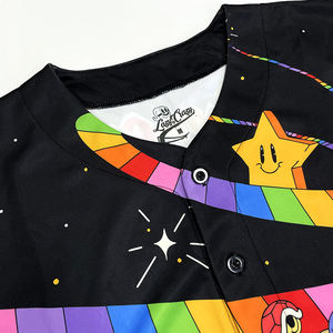 เสื้อเบสบอลพิมพ์ซับลิเมชันเสื้อเบสบอลพิมพ์ลายตัวละครการ์ตูน - Product Image 5