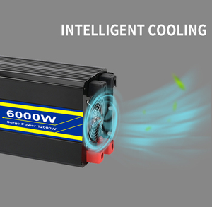 Onduleur de puissance OEM ODM 6000W 48V 220V Onduleur de projet solaire avec puissance de crête 12000W - Product Image 3