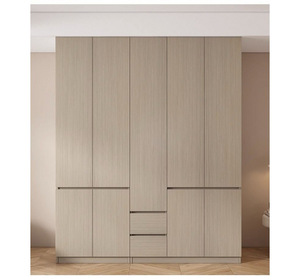 <span class=keywords><strong>Armoire</strong></span> <span class=keywords><strong>de</strong></span> rangement simple et économique <span class=keywords><strong>de</strong></span> style moderne, en bois massif et MDF, pour chambre et salon, Shangmule - Product Image 3