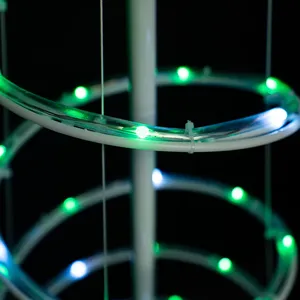 Đèn Giáng Sinh hình nón xoay thông minh, đèn <span class=keywords><strong>LED</strong></span> RGB nhiều màu sắc, chất liệu sắt, bán chạy xuyên biên giới, điều khiển từ xa, chống nước IP65 - Product Image 4