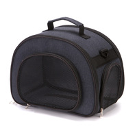Sac de transport pliable de luxe pour animaux de compagnie (chats et chiens) avec fermeture éclair, étanche, approuvé par les compagnies aériennes pour les voyages – Fournisseur d'usine