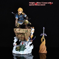 Figura de PVC de Link de la Leyenda de Zelda: Tears of the Kingdom, Escala 1:8, Modelo Anime, Juguete de Moda, Periférico GK