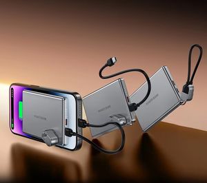 Cargador portátil de carga rápida inalámbrico magnético del banco 10000mAh del poder con diseño delgado fuerte - Product Image 4