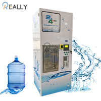 Distributeur automatique d'eau potable 24h/24, machine de purification d'eau pure commerciale extérieure