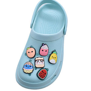 HY Original - Adornos de PVC para Zapatos con Forma de Frutas (Naranja, Melocotón, Plátano, Manzana, Cereza), Decoraciones para la Parte Superior de Sandalias de Diseñador, Accesorios para <span class=keywords><strong>Zuecos</strong></span> - Product Image 2