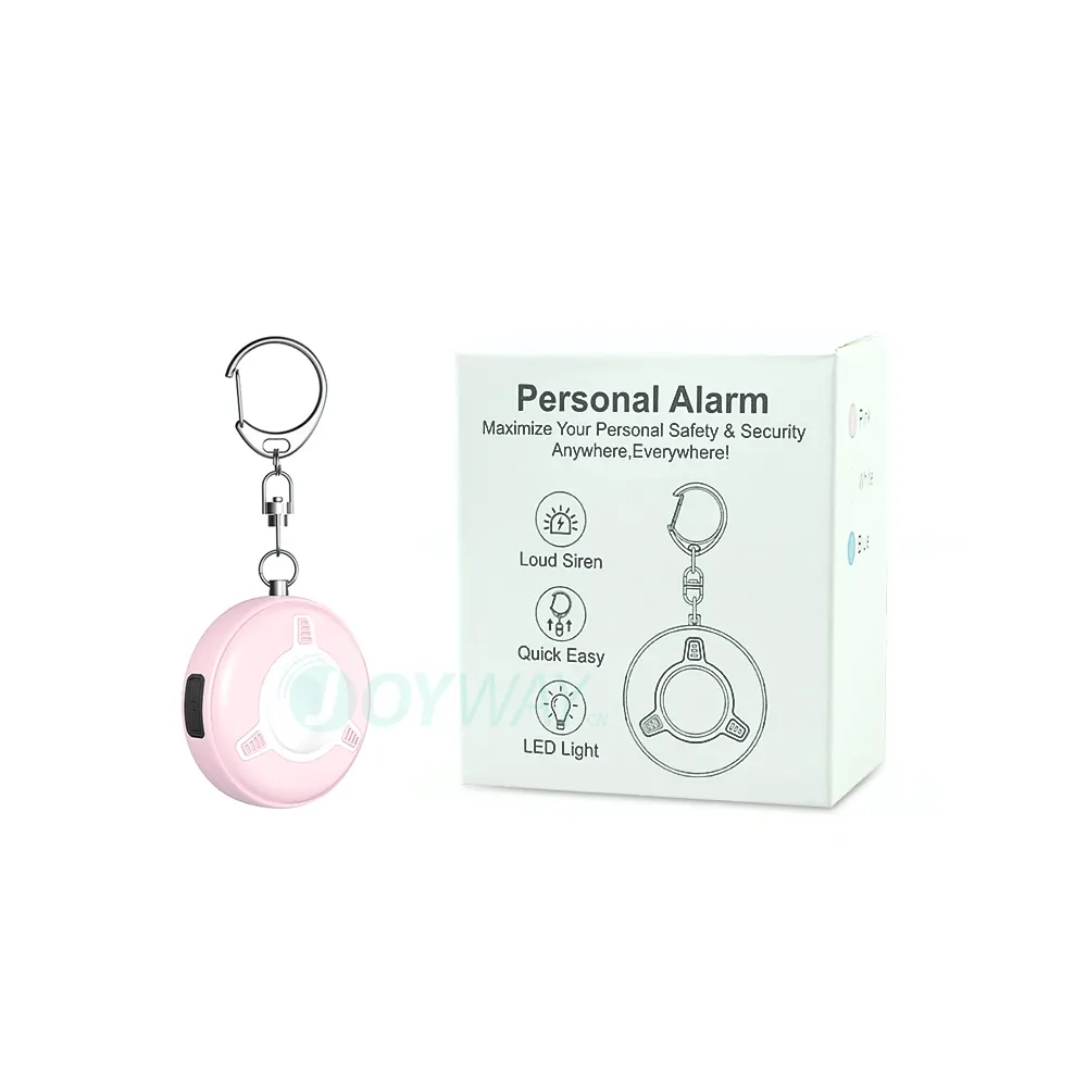 130db Recharge Self Defense Oem Personal Security Alarm Keychain Anti Attack Emergency Personal Alarm With Led Light