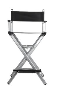 Chaise de réalisateur de qualité professionnelle Filmcraft, chaise de maquillage moderne en aluminium de 30 pouces, chaise de barbier - Product Image 3
