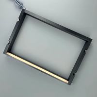 Lemari Kabinet Dapur Lemari Kaca LED Lemari Lampu LED Lampu Rak Kaca