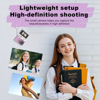 Mini Cámara de Bolsillo con Giro de 180 Grados para Fotografía Cámara de Juguete Portátil y Práctica para Estudiantes.