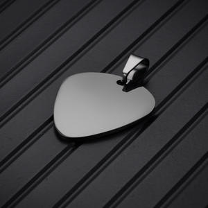 个性化雕刻印刷金属吉他拨片空白定制标志吉他拨片钥匙扣 - Product Image 6