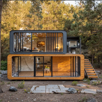 Maison préfabriquée extensible de conception adaptée pour usage résidentiel, maison modulaire pliable avec système électrique complet