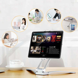 Support mural extensible pour tablette ou <span class=keywords><strong>iPad</strong></span>, réglable et pliable pour tous les téléphones et tablettes de 4,7 à 13 pouces. - Product Image 1