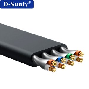 สายเคเบิลแบน Starlink Gen3 CAT8 40Gbps 2000MHz กันน้ำ สายต่อขยายทองแดงแท้ สำหรับจานดาวเทียม V3 ขายส่ง ปรับแต่งได้ - Product Image 4