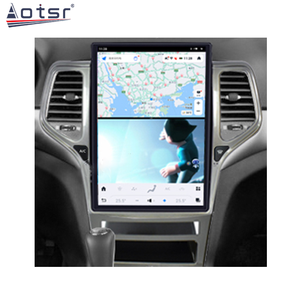 Aotsr Xe Màn Hình thẳng đứng đài phát thanh xe cho Jeep Grand Cherokee 2010-2013 GPS Carplay <span class=keywords><strong>Android</strong></span> xe đa phương tiện Video Player đài phát thanh - Product Image 1