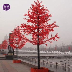 Elegante Decoración Escénica con Luces LED Impermeables en Forma de Árbol de Arce, con Hojas Vívidas, para Decoración de Calles y Plazas, en Venta - Product Image 3