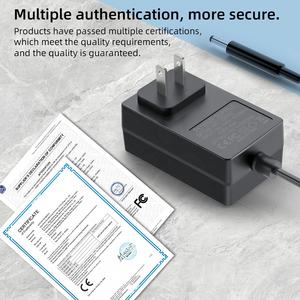 HNT Eu Us Dc Plug 24W Chargeur 12V 2A 2000mA Adaptateur DC 5.5mm X 2.1mm Chargeur d'alimentation pour lecteur <span class=keywords><strong>TV</strong></span> Box avec CE FCC Approved - Product Image 4