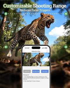 Caméra de chasse solaire en gros 48MP 1080P avec capteur CMOS, batterie 5200mAh, WiFi, étanche IP66, vision nocturne et détection de mouvement - Product Image 2
