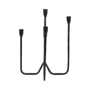 Moderno Candelabro in Ferro a Cinque Bracci Portacandele per Tavoli da Pranzo - Product Image 4