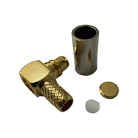 Connecteur RF MMCX-C-JW1.5 mâle coudé MMCX pour câble RG174 RG316, directement de l'usine