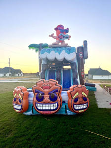 Desain baru PVC luar ruangan Tiki Tovi rumah pantul istana tiup untuk anak-anak - Product Image 4