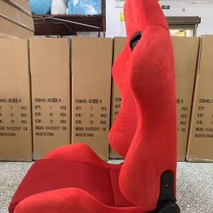 Sedili Sportivi per <span class=keywords><strong>Auto</strong></span> Modificati in PVC e Tessuto Sedili da Corsa in Pelle - Product Image 4