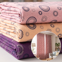 Tissu en coton tissé personnalisé 30S*30S 68x68 à motif cercles concentriques imprimé numériquement pour vêtements et décoration intérieure – Vente en gros